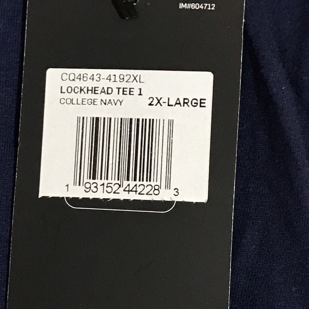 NIKE Mens Logo Lockhead Short Sleeve T-Shirt - Picture 4 of 8